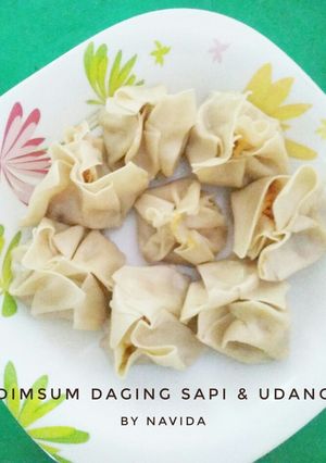 Foto resep Dimsum siomay daging sapi dan udang tanpa ribet