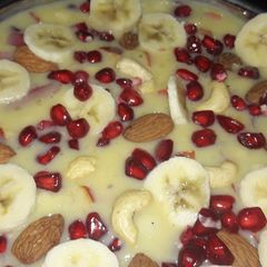 A picture of Fruit custard.