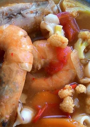 Foto resep Tum Yum Seafood