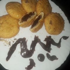 A picture of Choclatey khasta kachodi.