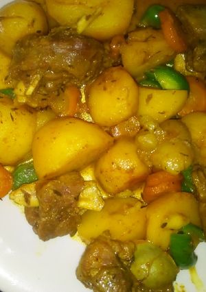 A picture of Mutton potatoes.