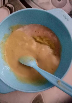 Foto resep MPASI 6m pipo (pisang alpokat)
