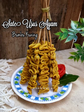 Langkah Mudah untuk Membuat Resep Sate Usus Ayam Bumbu Kuning yang Uenak Anti Ribet, Uenak Banget