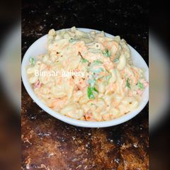 A picture of Macaroni salad.
