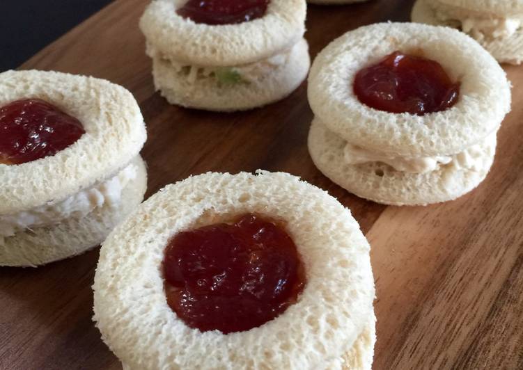 Mini Emparedados de Pollo Glaseados