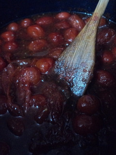 Una foto de Mermelada de jitomate cherry y albahaca con tequila las Correa del Ocote. México