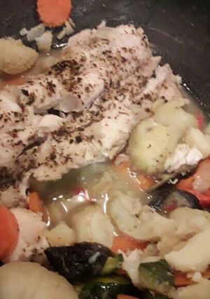 Una foto de Estofado de pescado 🐟