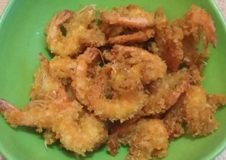 Bagaimana Membuat Udang goreng kriuk #BikinRamadanBerkesan, Enak