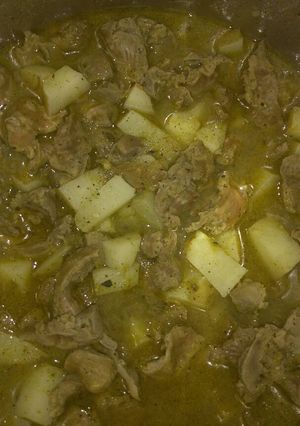 Una foto de Mollejas en salsa verde
