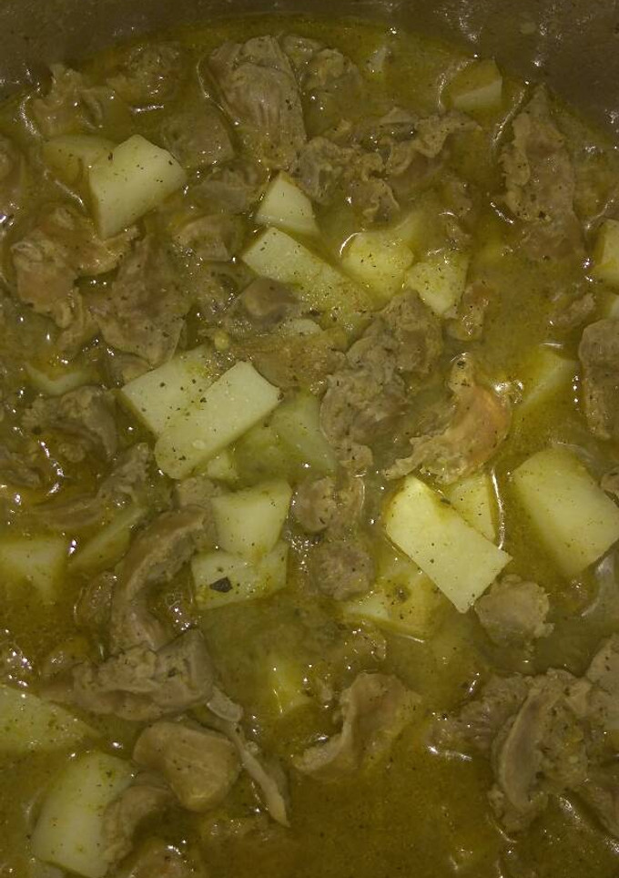 Una foto de Mollejas en salsa verde