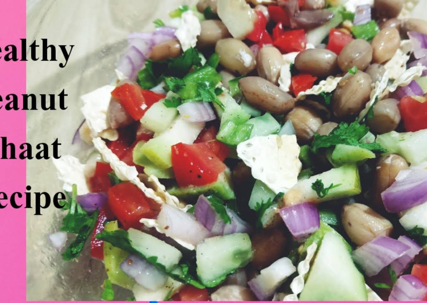 Healthy Boiled Peanut chaat Recipe // peanut Salad Recipe
