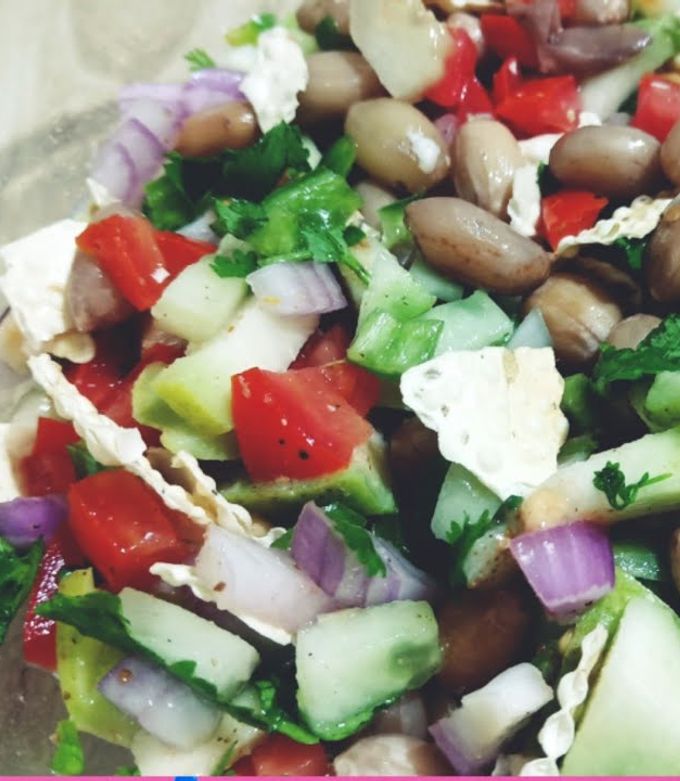 A picture of Healthy Boiled Peanut chaat Recipe // peanut Salad Recipe.