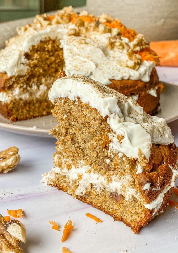 Una foto de Carrot Cake saludable