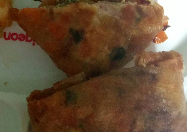 Lumpia sadalur (sayur daging telur) 😁