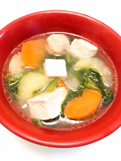 👩🏻🍳大胡瓜青菜豆腐湯-清爽的湯 的食譜成品照片