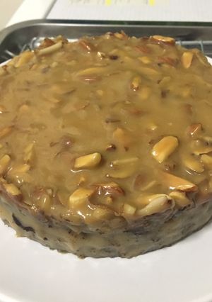 รูปของ Caramel almond cake (เค้กนึ่ง)
