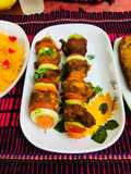 Homemade chicken saslik