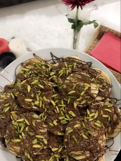 صورة لوصفة بان كيك نوتيلا