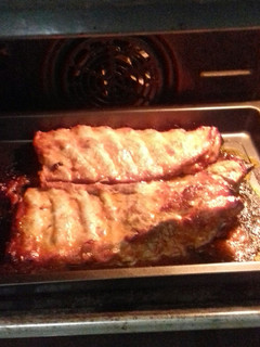 Una foto de Costillas a la barbacoa