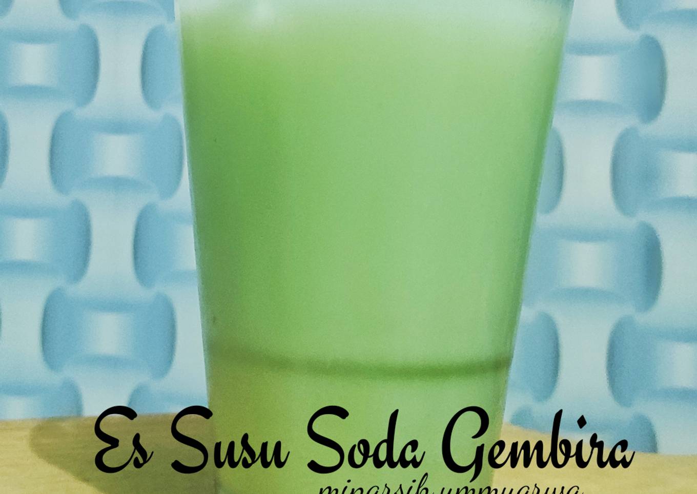 Es Susu Soda Gembira (syrup melon)