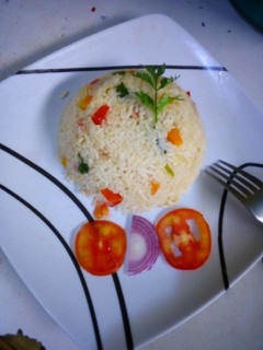 A picture of Vegetable rice #AuthorMarathon #FestiveContestNaivasha.