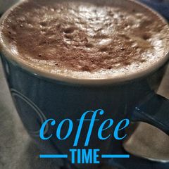A picture of Frothy coffee.