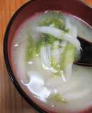 老鼠粄(米苔目)味噌湯