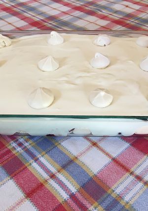Una foto de Postre de queso crema y berries