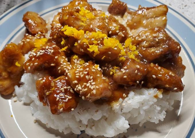 Easiest Way to Make Super Quick Homemade My Orange Chicken