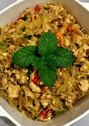 Foto resep Sohun goreng Ayam cincang