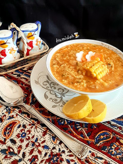 عکسی از دستور سوپ عدس و بوقلمون😋