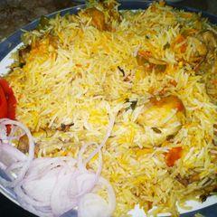 Chicken biryani 2 A picture of Chicken biryani 2.