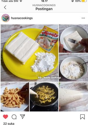 Foto resep Cheetos tahu lagi viral banget