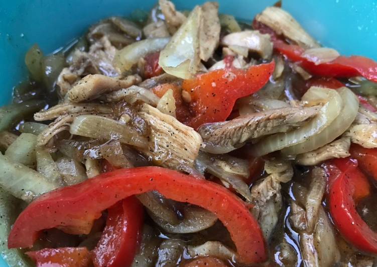 Ayam suwir saos tiram