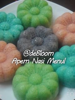 Foto resep 2. Apem Nasi Menul 👍😋