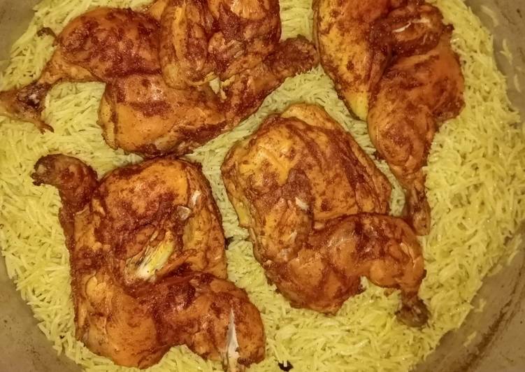 كبسة دجاج لذيذة
