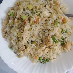 Chinese fried rice A picture of Chinese fried rice.