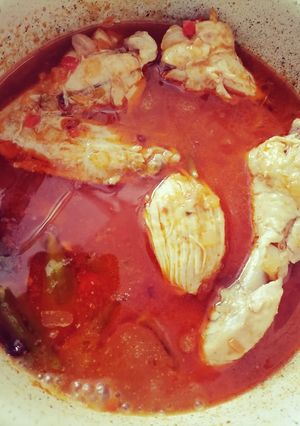 عکسی از دستور سس خوروشت مرغ 🍗