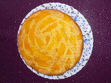 Bizcocho de melocotón esponjoso