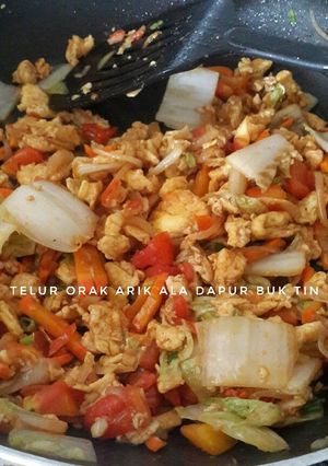 Foto resep Telur Orak Arik Sayuran