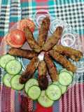 Seekh kabab in pan😉😋