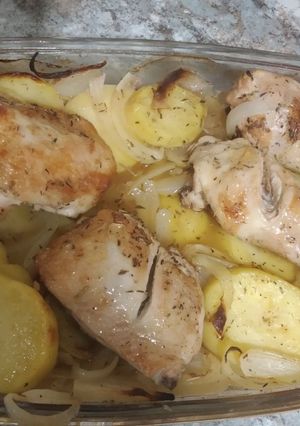 Una foto de Pollo a la cerveza (al horno)
