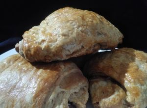 Una foto de Chocolatines y croissants (con masa danesa)