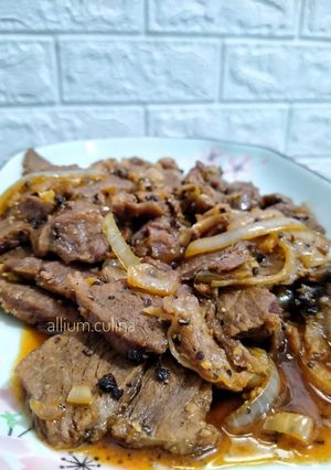 Foto resep Kambing lada hitam