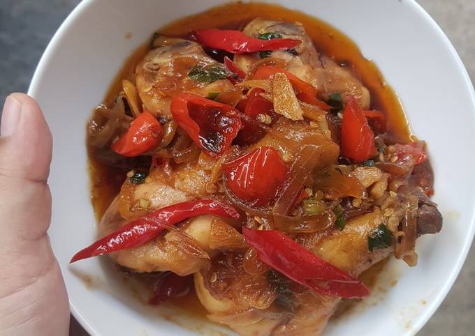 Resep mudah bikin Ayam kecap pedas yang spesial