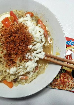 Foto resep Indomie carbonara spicy