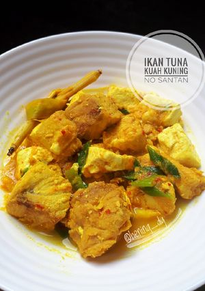 Foto resep Ikan Tuna Kuah Kuning No Santan