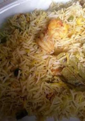 صورة لوصفة روبيان مجمد مع الرز