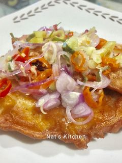 Foto resep Ayam goreng tepung sambal matah