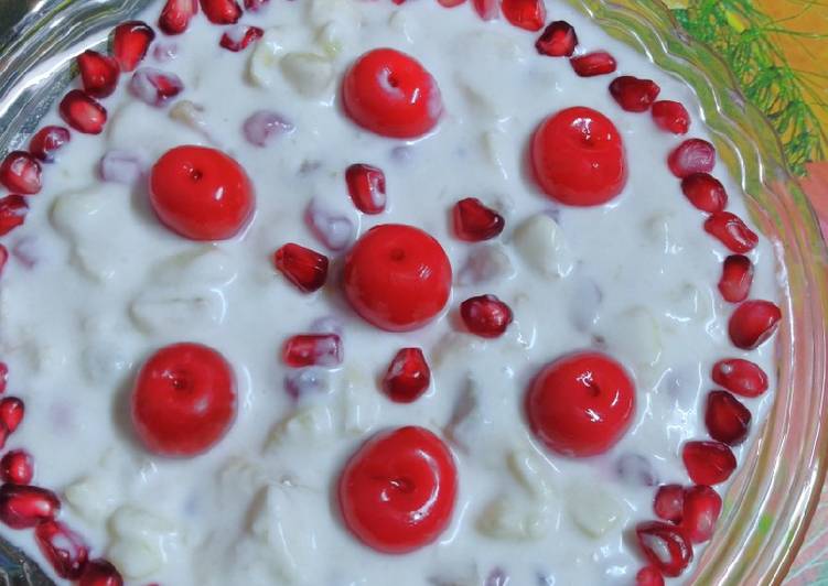 Recipe of Homemade Delicious fruits dessert